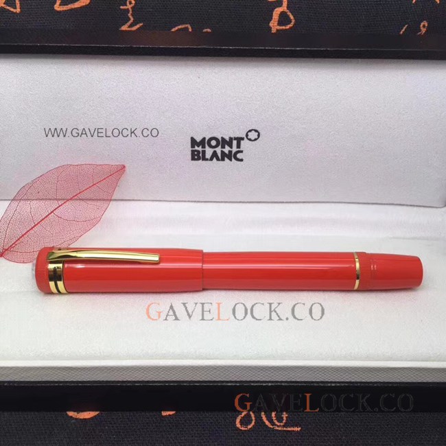 Replica Mont Blanc Pens For Sale - Heritage 1912 RED Rollerball Pen
